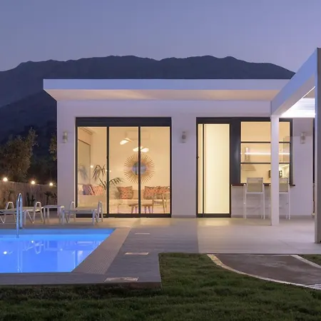 Pelagias Villa Lefka With Heated Pool Mathés Exterior foto
